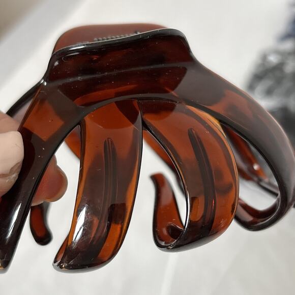 Women's Jewelry Hair Accessories Lot 23 Barrettes Claws Clips Combs Y2K Tortoise - Picture 4 of 16